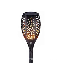 Pinsheng 2 Year Warranty Excellent Landscape Flame Torch Lights Outdoor High Quality Park Garden Pillar Solar Light